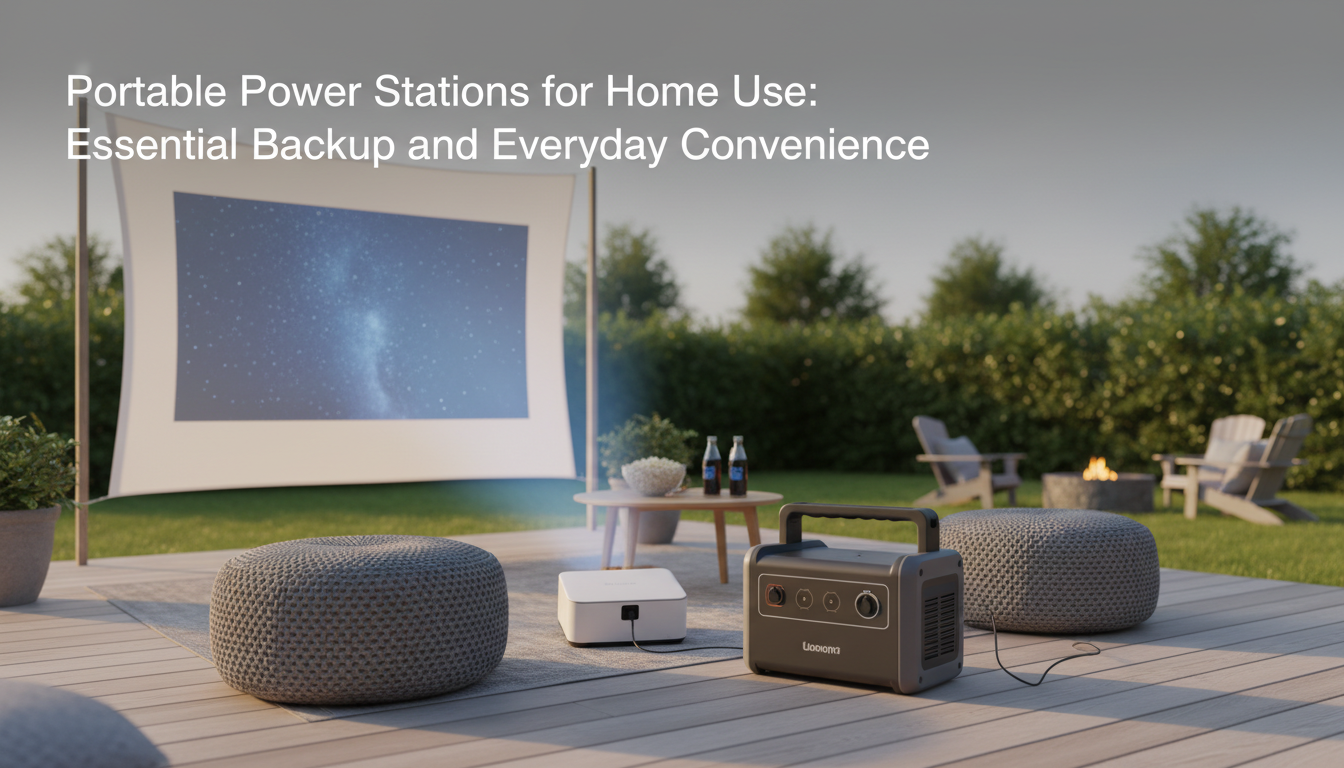 Portable Power Stations for Home Use: Essential Backup and Everyday Convenience